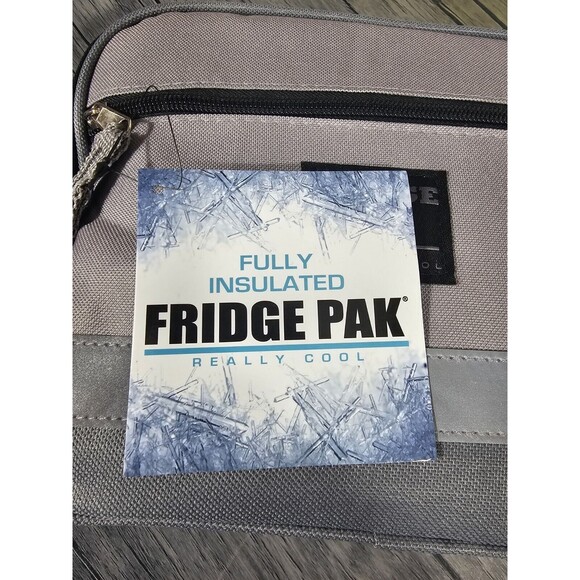 Fridge Pack Two Tone Fully Insulated Really Cool Lunch Bag Perfect For School - Picture 5 of 6